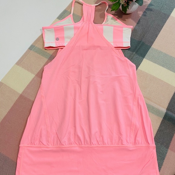 Lululemon No Limits Tank Bleached Coral Stripe - Picture 7 of 10